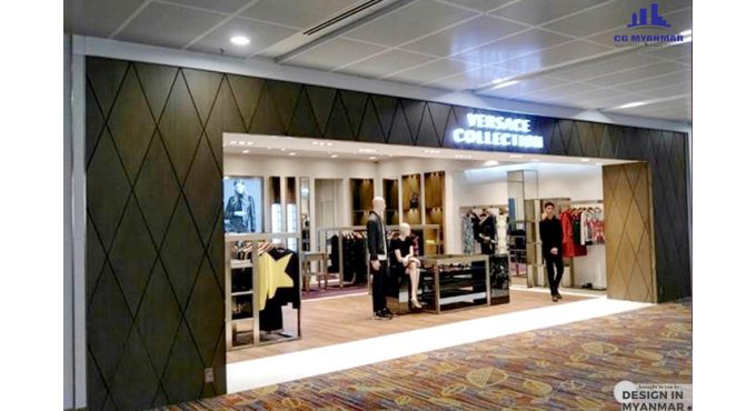 Versace at Yangon International Airport