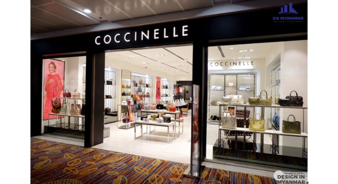 Coccinelle at Yangon International Airport