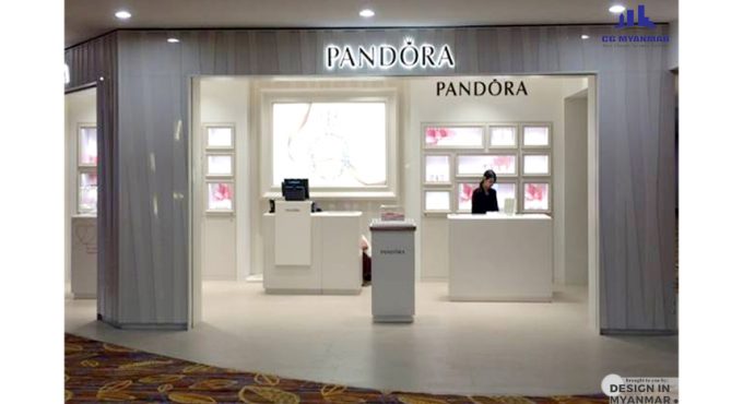 Pandora at Yangon International Airport