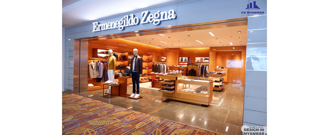 Ermenegildo Zegna at Yangon International Airport