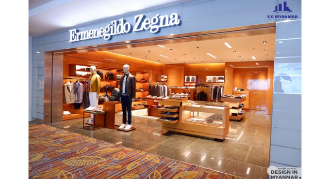 Ermenegildo Zegna at Yangon International Airport