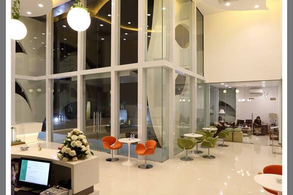 The Leaf Residence Sales Gallery at Pyay road, Yangon