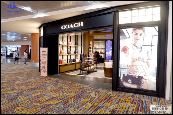 Coach at Yangon International Airport