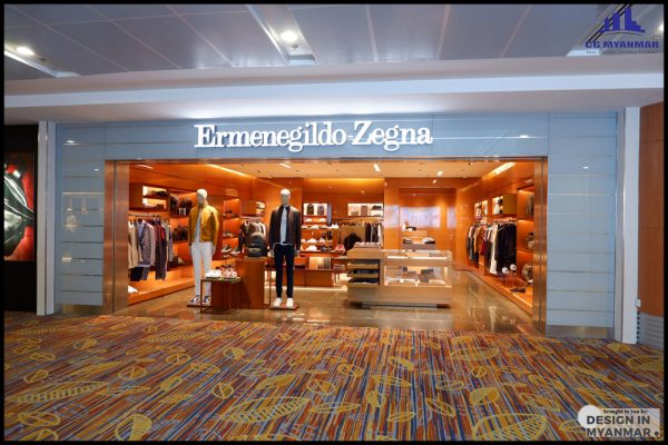 Ermenegildo Zegna at Yangon International Airport