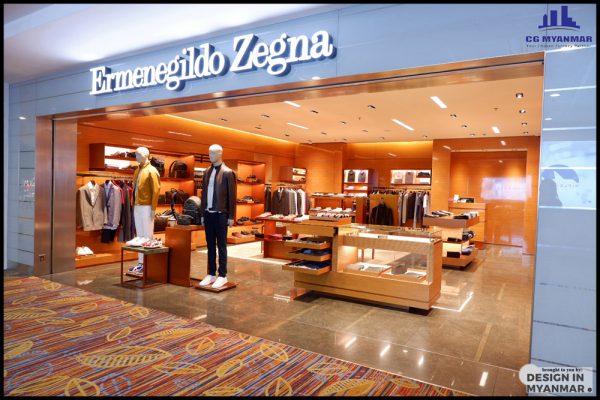 Ermenegildo Zegna at Yangon International Airport