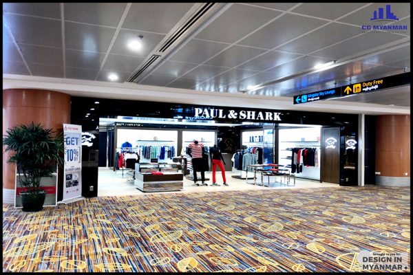 Paul & Shark at Yangon International Airport