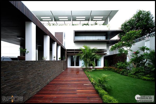 Private residence at Dhamazedi Road, Yangon